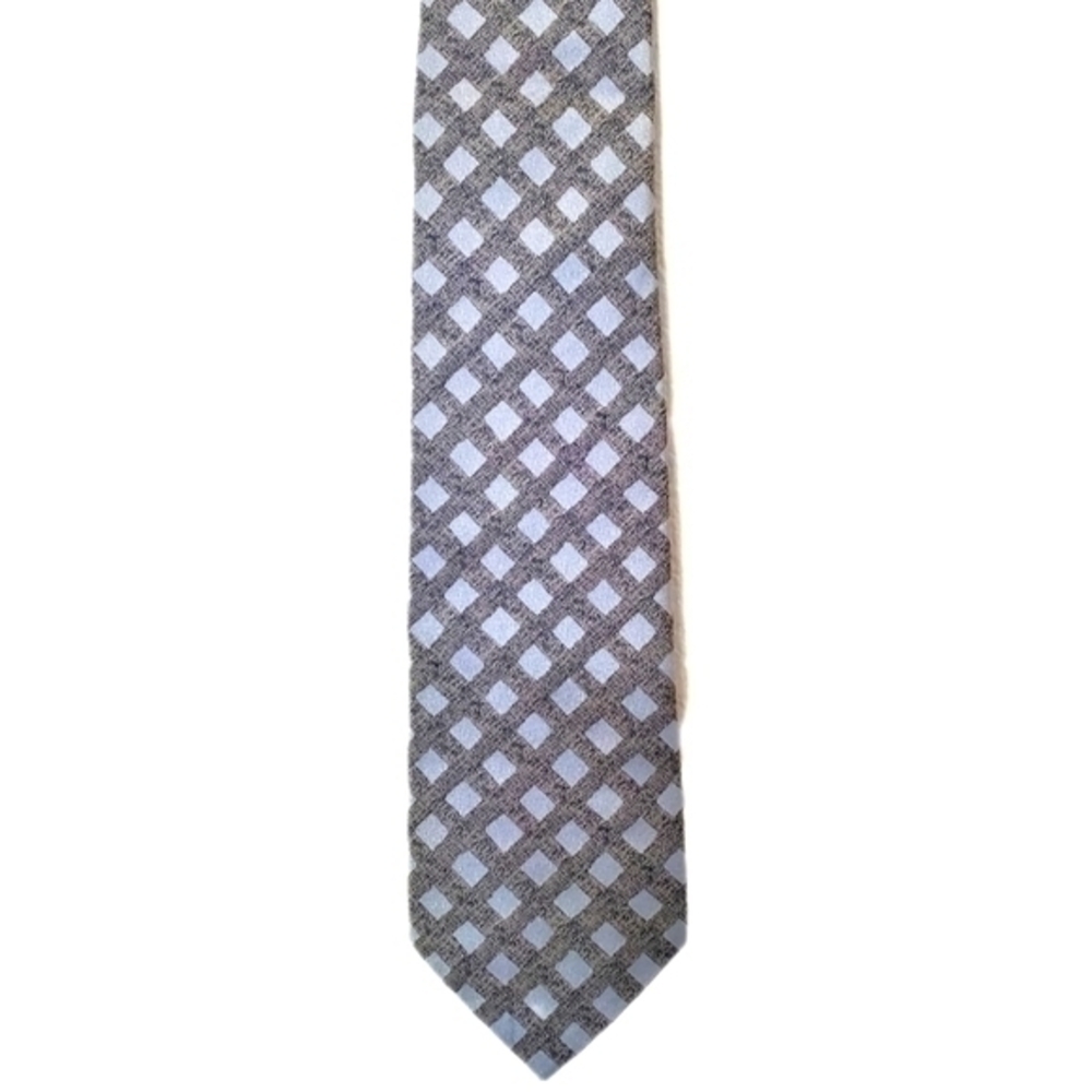 Bvlgari Men's Contemporary Jacquard Silk Tie Luxury Italian‎ Menswear Accessory